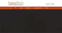 Desktop Screenshot of peachlab.org